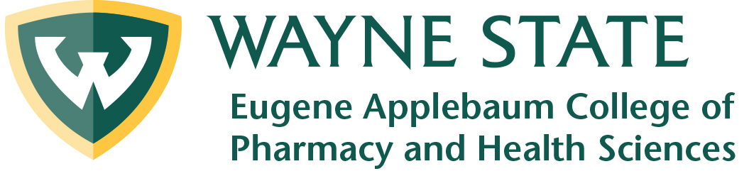 Horizontal Logo Wayne State Eugene Applebaum College of Pharmacy and Health Sciences